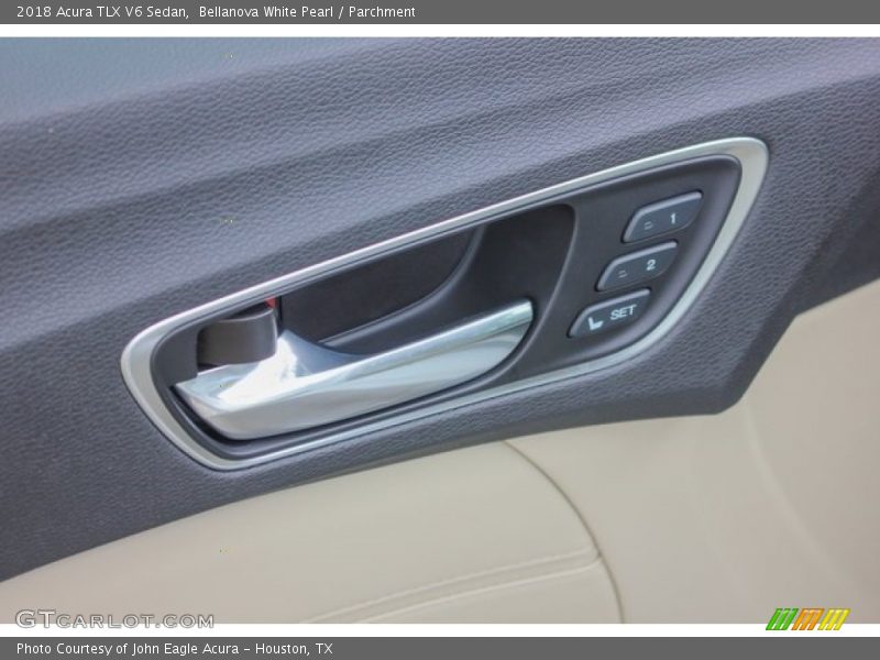 Bellanova White Pearl / Parchment 2018 Acura TLX V6 Sedan