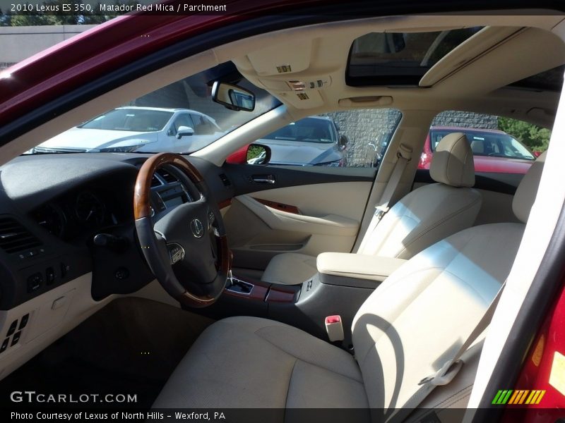 Matador Red Mica / Parchment 2010 Lexus ES 350