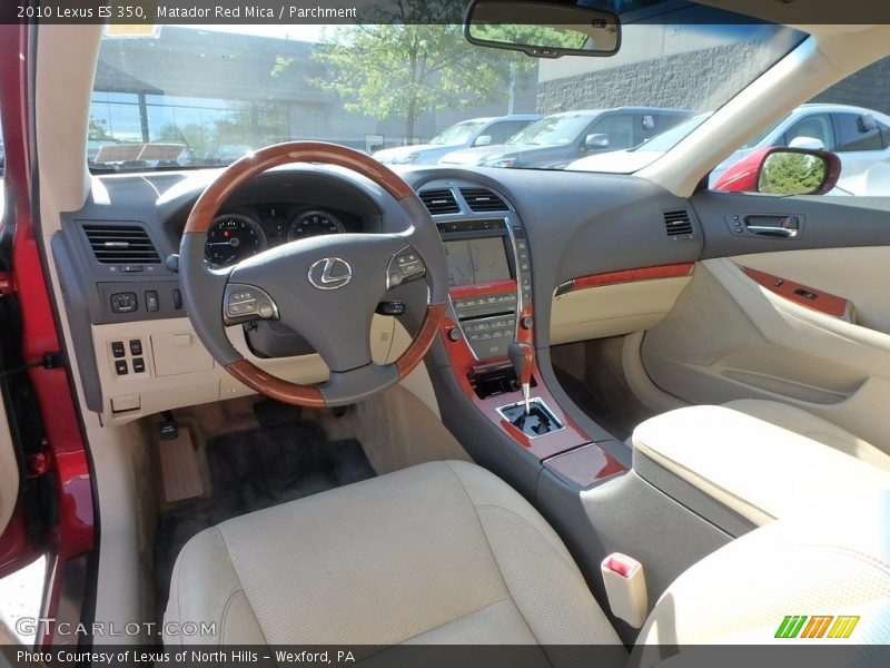 Matador Red Mica / Parchment 2010 Lexus ES 350