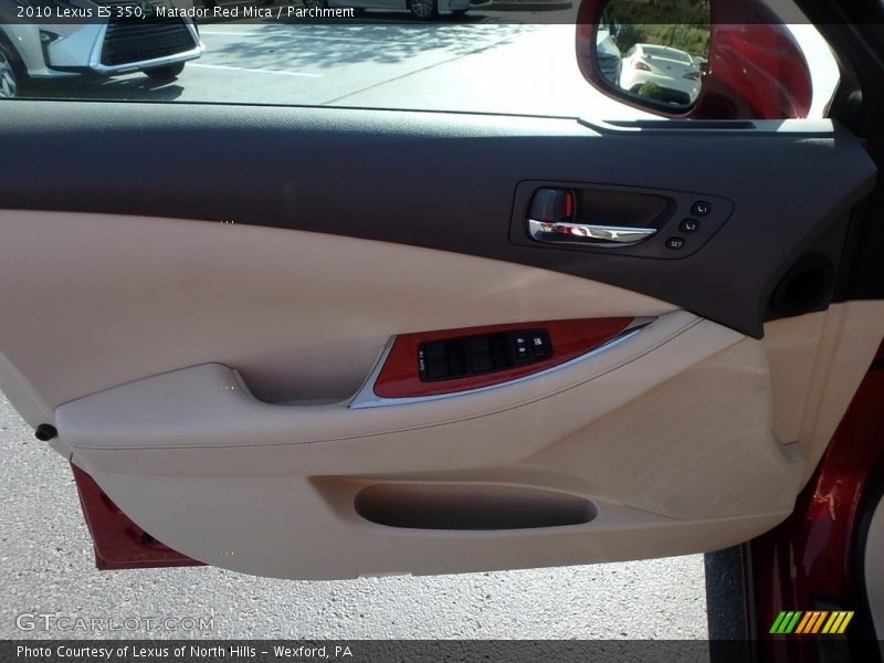 Matador Red Mica / Parchment 2010 Lexus ES 350