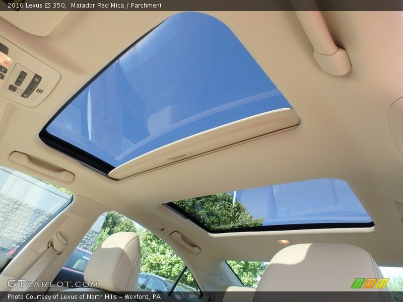 Matador Red Mica / Parchment 2010 Lexus ES 350