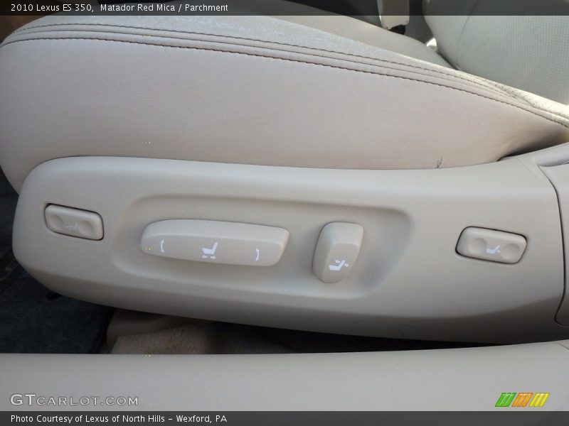 Matador Red Mica / Parchment 2010 Lexus ES 350