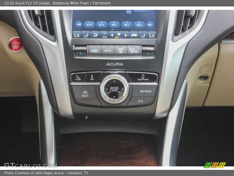Bellanova White Pearl / Parchment 2018 Acura TLX V6 Sedan