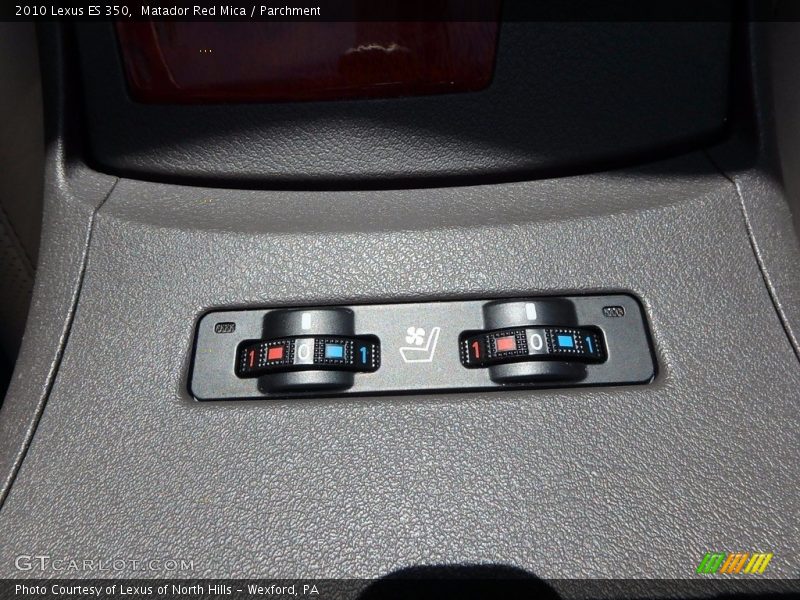 Matador Red Mica / Parchment 2010 Lexus ES 350