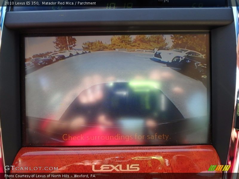 Matador Red Mica / Parchment 2010 Lexus ES 350