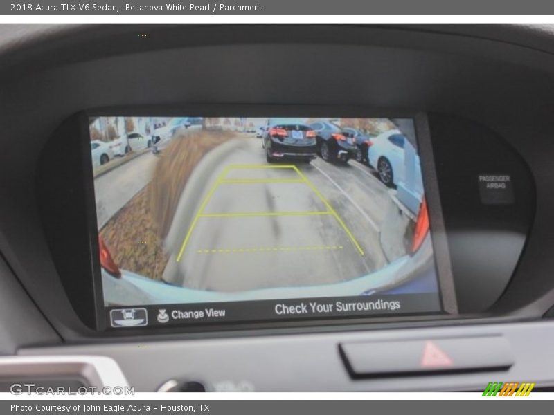 Bellanova White Pearl / Parchment 2018 Acura TLX V6 Sedan