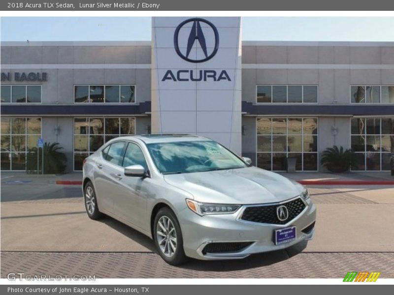 Lunar Silver Metallic / Ebony 2018 Acura TLX Sedan