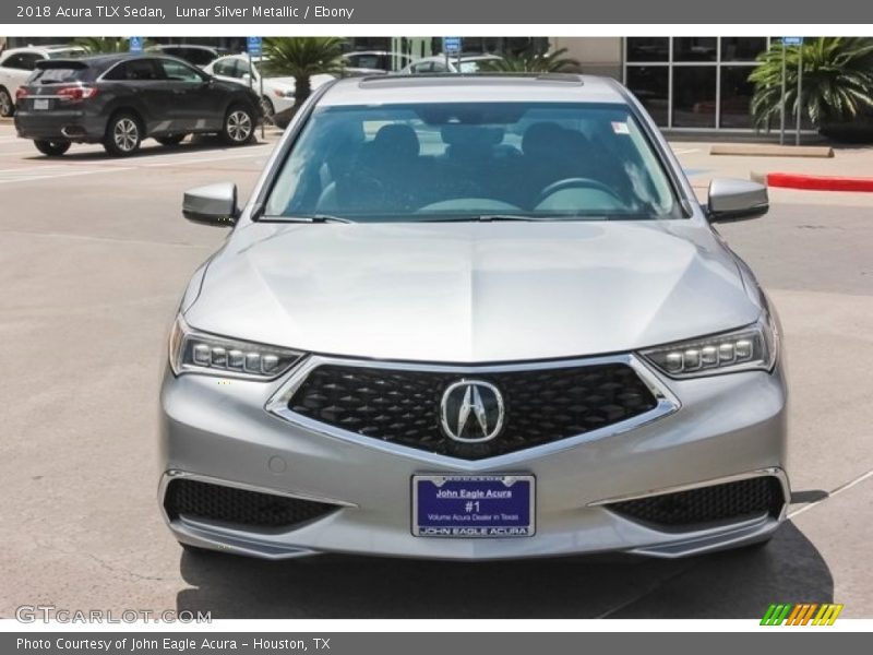 Lunar Silver Metallic / Ebony 2018 Acura TLX Sedan