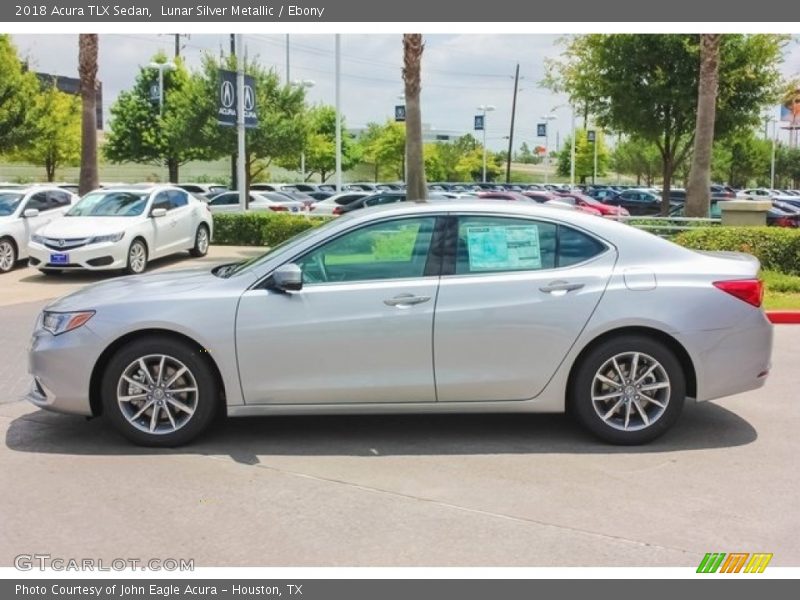 Lunar Silver Metallic / Ebony 2018 Acura TLX Sedan