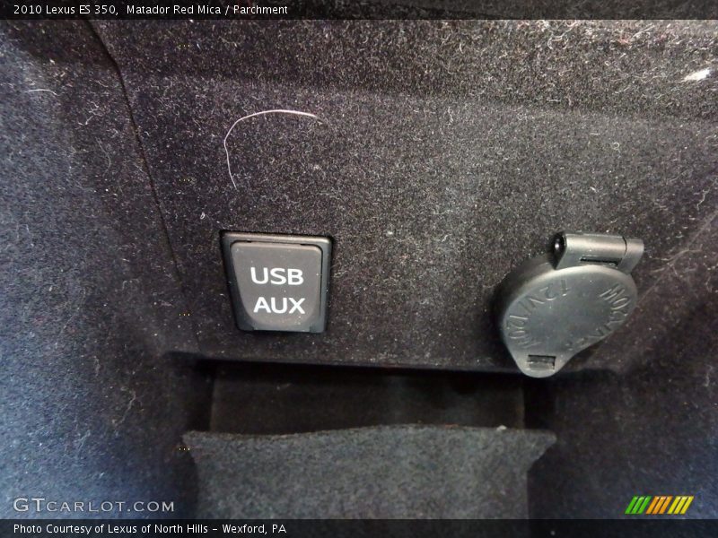Matador Red Mica / Parchment 2010 Lexus ES 350