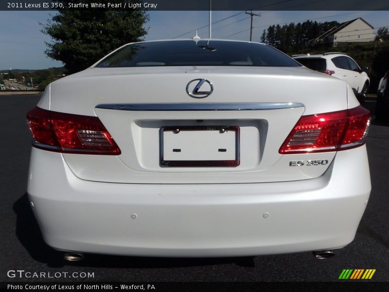 Starfire White Pearl / Light Gray 2011 Lexus ES 350