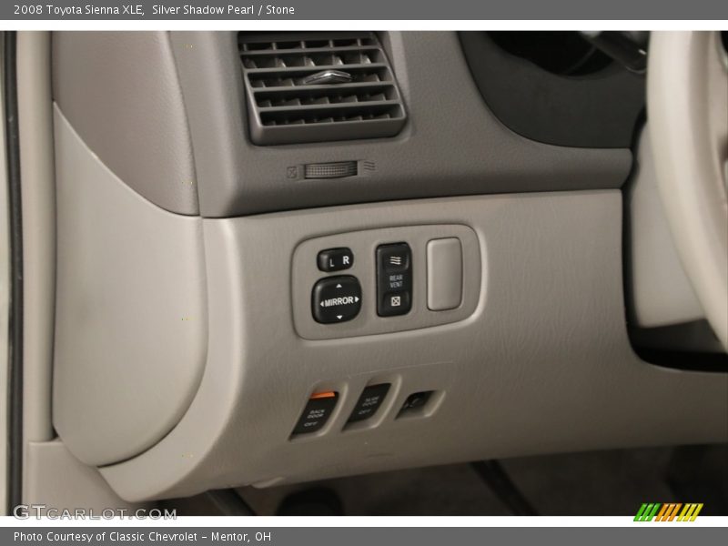 Silver Shadow Pearl / Stone 2008 Toyota Sienna XLE