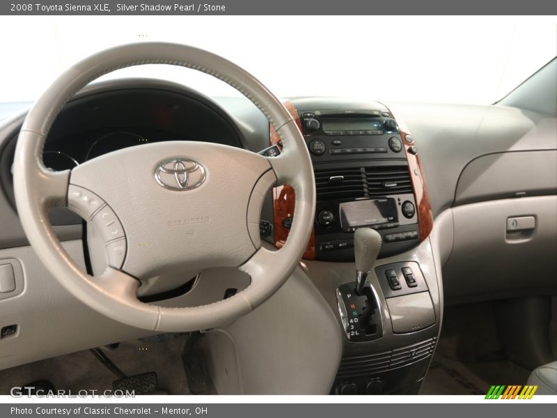 Silver Shadow Pearl / Stone 2008 Toyota Sienna XLE