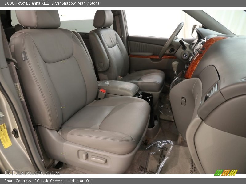 Silver Shadow Pearl / Stone 2008 Toyota Sienna XLE