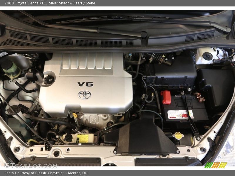 Silver Shadow Pearl / Stone 2008 Toyota Sienna XLE