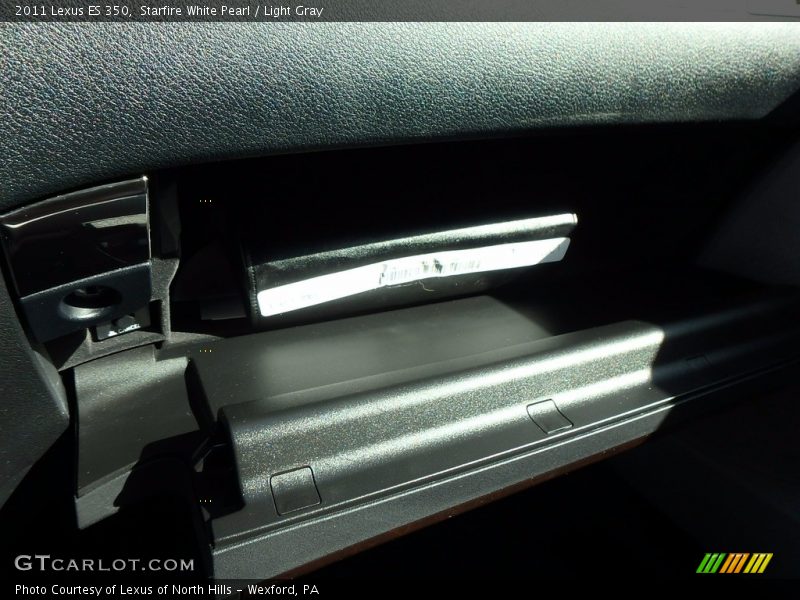 Starfire White Pearl / Light Gray 2011 Lexus ES 350