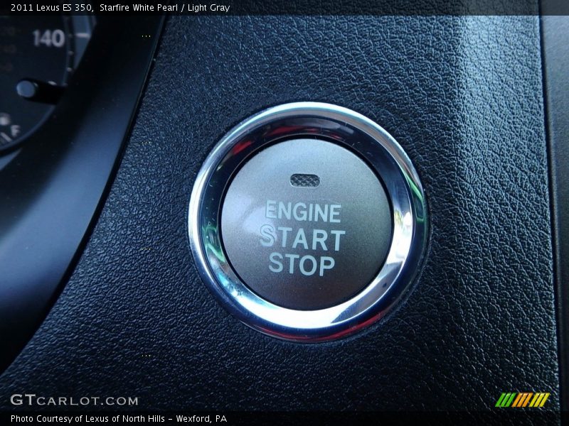 Starfire White Pearl / Light Gray 2011 Lexus ES 350