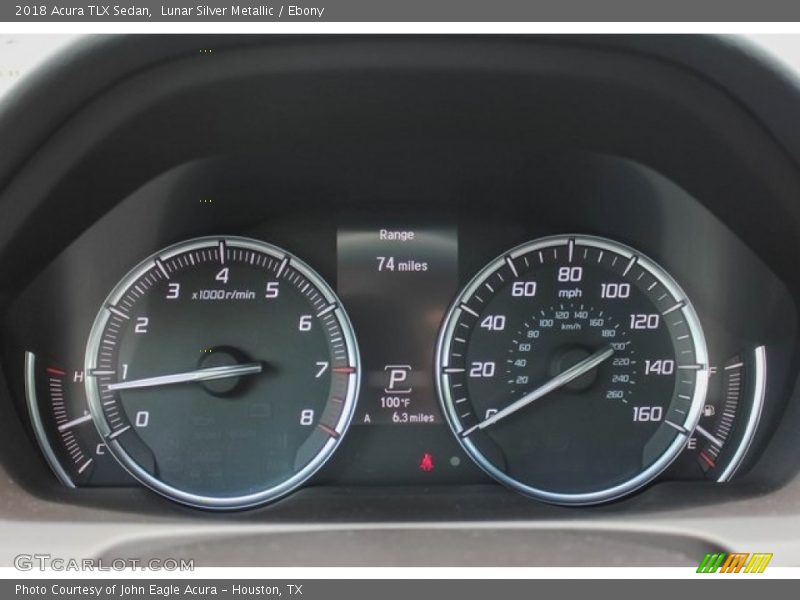 Lunar Silver Metallic / Ebony 2018 Acura TLX Sedan