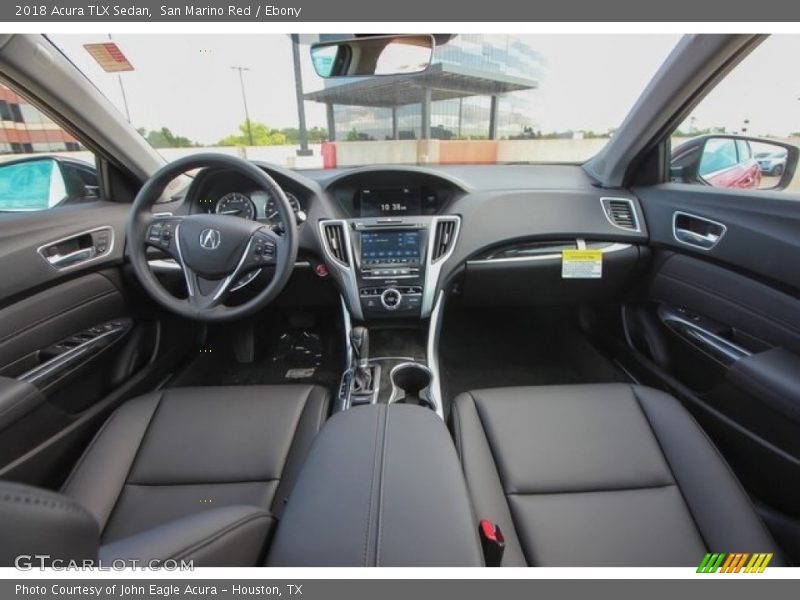 San Marino Red / Ebony 2018 Acura TLX Sedan