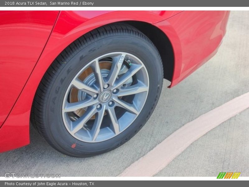 San Marino Red / Ebony 2018 Acura TLX Sedan