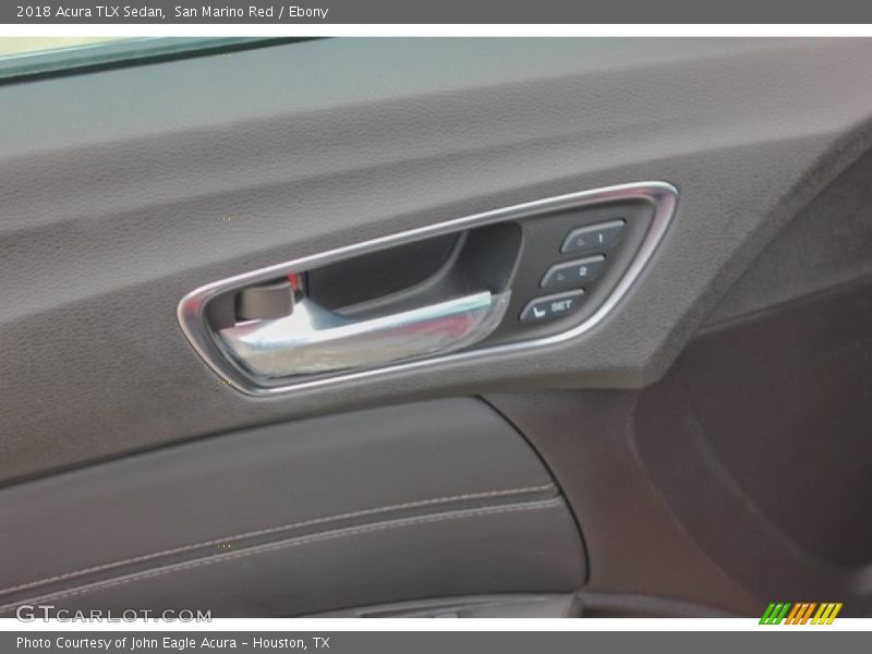 San Marino Red / Ebony 2018 Acura TLX Sedan