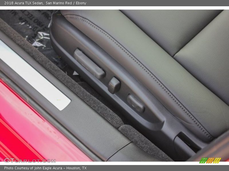 San Marino Red / Ebony 2018 Acura TLX Sedan