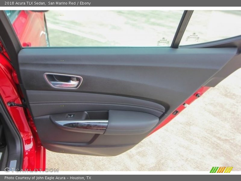 San Marino Red / Ebony 2018 Acura TLX Sedan