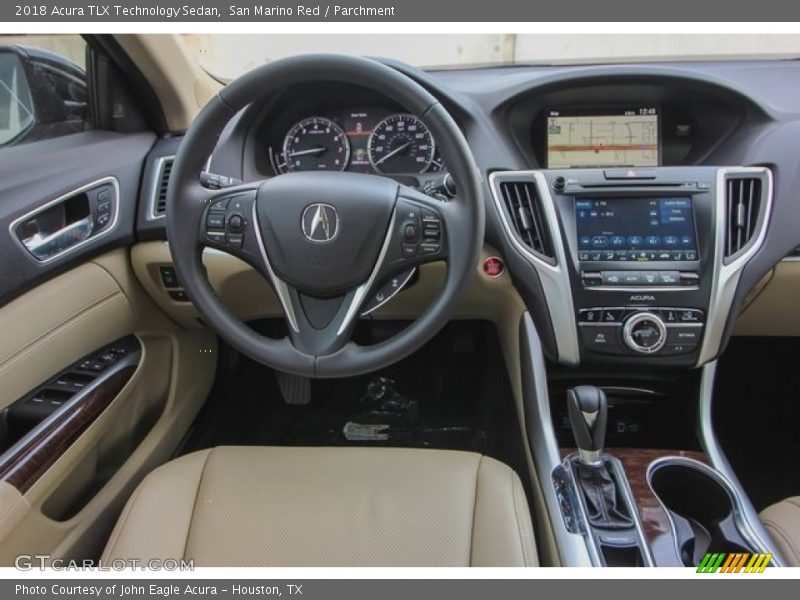 Dashboard of 2018 TLX Technology Sedan