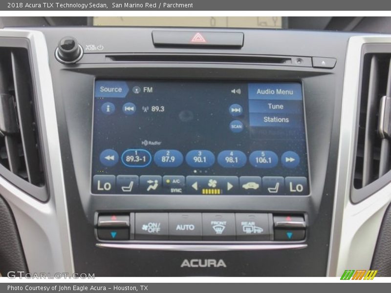 San Marino Red / Parchment 2018 Acura TLX Technology Sedan