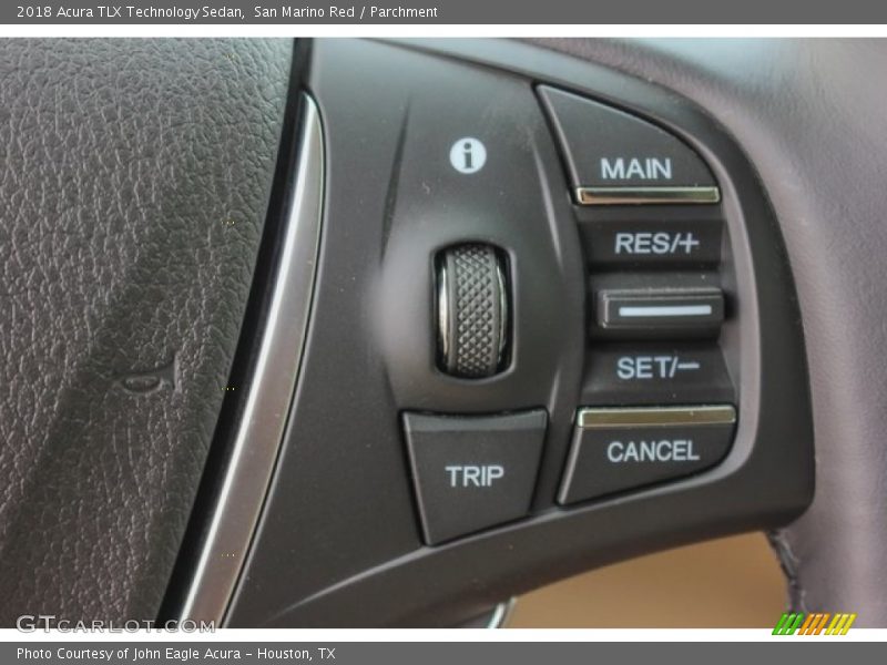 Controls of 2018 TLX Technology Sedan