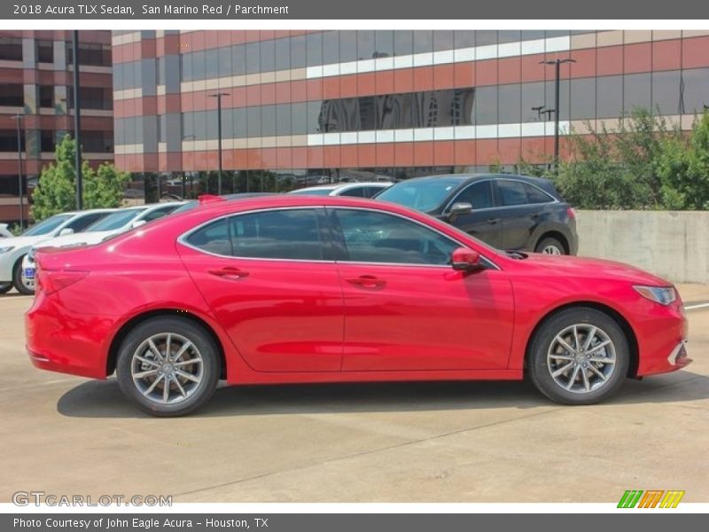 San Marino Red / Parchment 2018 Acura TLX Sedan