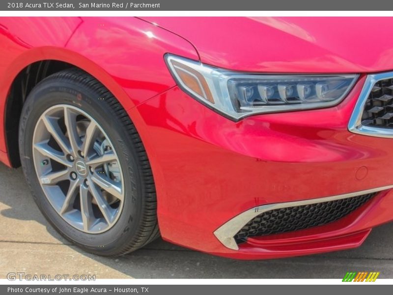 San Marino Red / Parchment 2018 Acura TLX Sedan