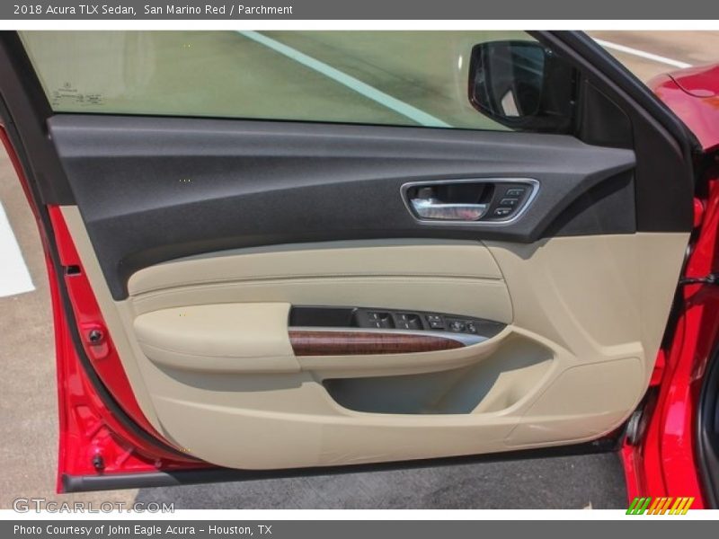 San Marino Red / Parchment 2018 Acura TLX Sedan