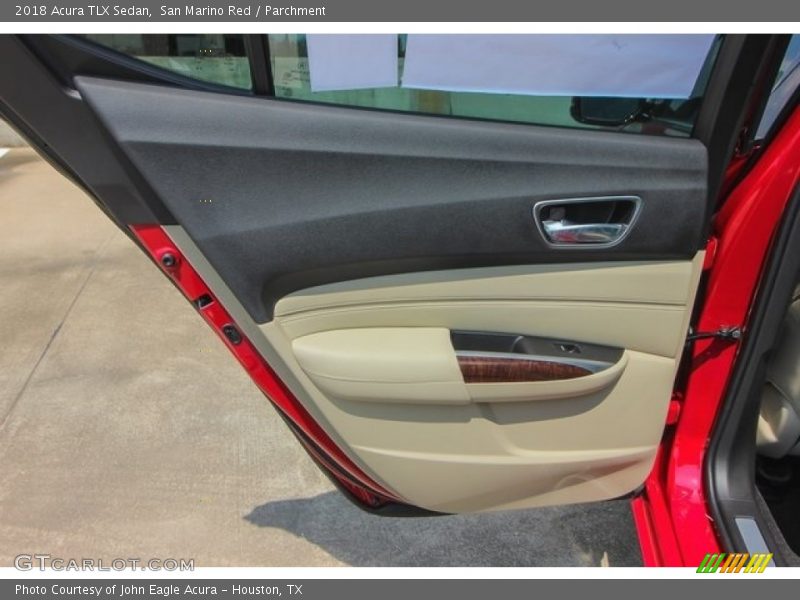 San Marino Red / Parchment 2018 Acura TLX Sedan