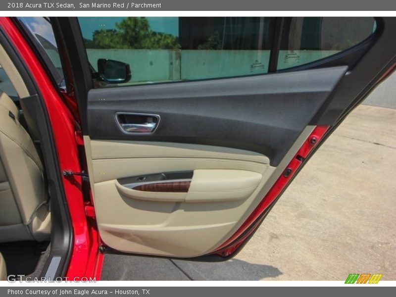 San Marino Red / Parchment 2018 Acura TLX Sedan