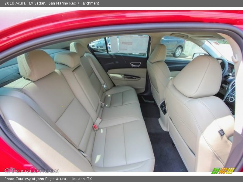 San Marino Red / Parchment 2018 Acura TLX Sedan
