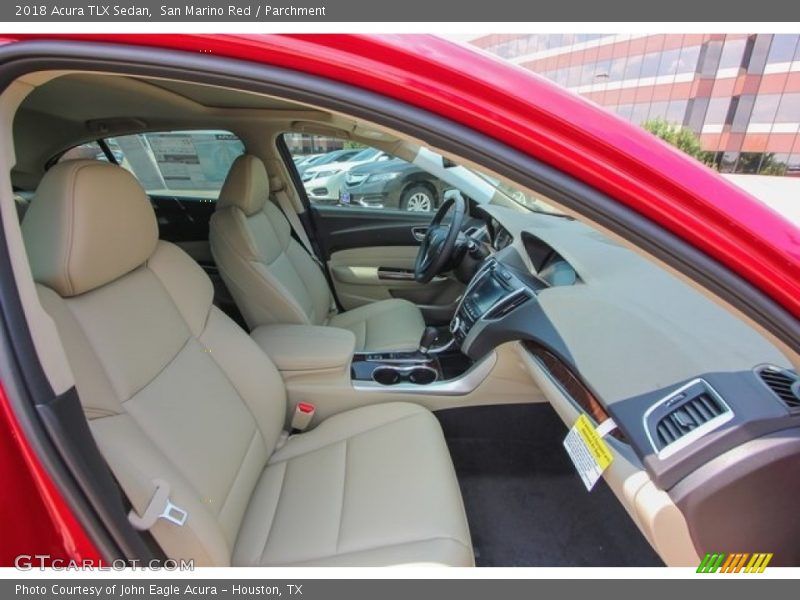 San Marino Red / Parchment 2018 Acura TLX Sedan