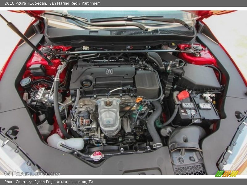 San Marino Red / Parchment 2018 Acura TLX Sedan