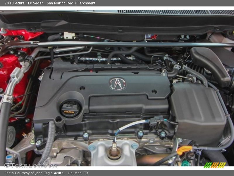 San Marino Red / Parchment 2018 Acura TLX Sedan