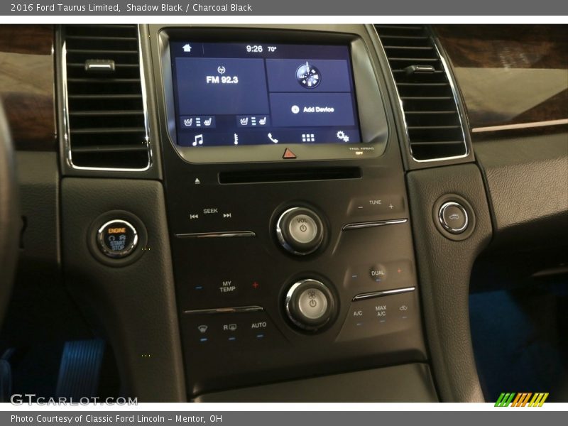 Shadow Black / Charcoal Black 2016 Ford Taurus Limited