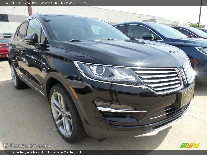 Black Velvet / Ebony 2017 Lincoln MKC Reserve AWD