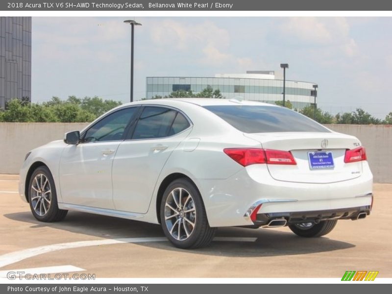 Bellanova White Pearl / Ebony 2018 Acura TLX V6 SH-AWD Technology Sedan