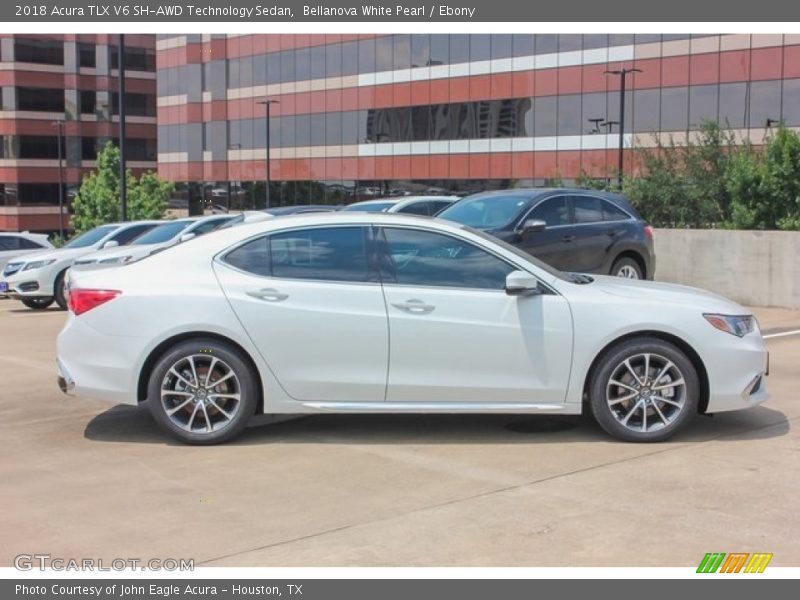 Bellanova White Pearl / Ebony 2018 Acura TLX V6 SH-AWD Technology Sedan