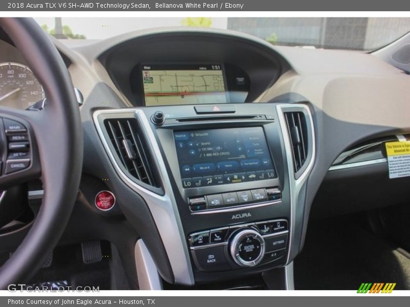 Bellanova White Pearl / Ebony 2018 Acura TLX V6 SH-AWD Technology Sedan