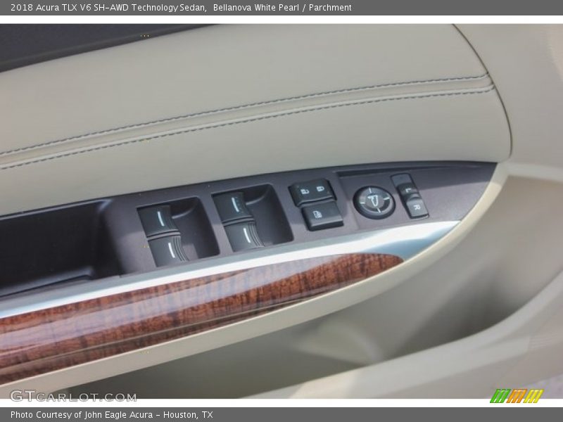 Bellanova White Pearl / Parchment 2018 Acura TLX V6 SH-AWD Technology Sedan