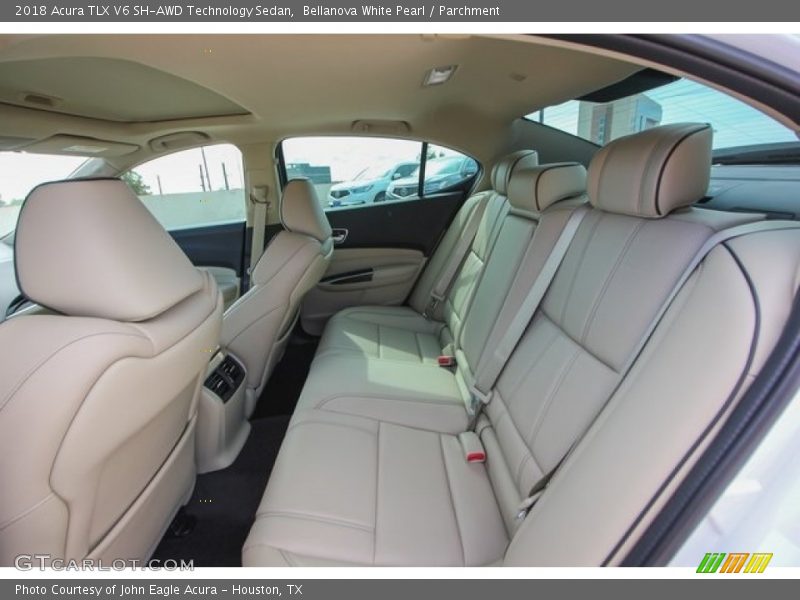 Rear Seat of 2018 TLX V6 SH-AWD Technology Sedan