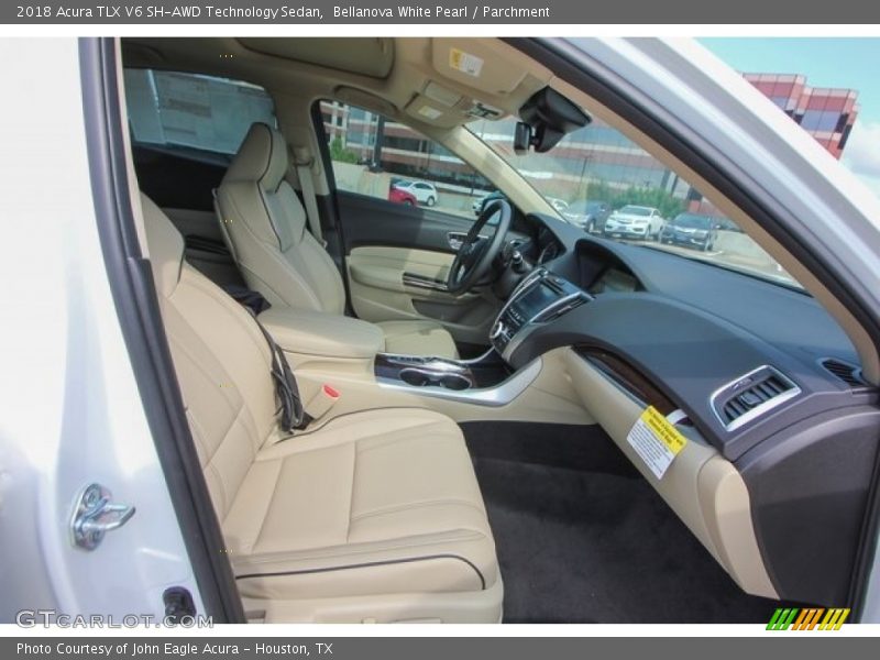 Bellanova White Pearl / Parchment 2018 Acura TLX V6 SH-AWD Technology Sedan