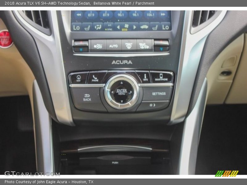 Bellanova White Pearl / Parchment 2018 Acura TLX V6 SH-AWD Technology Sedan