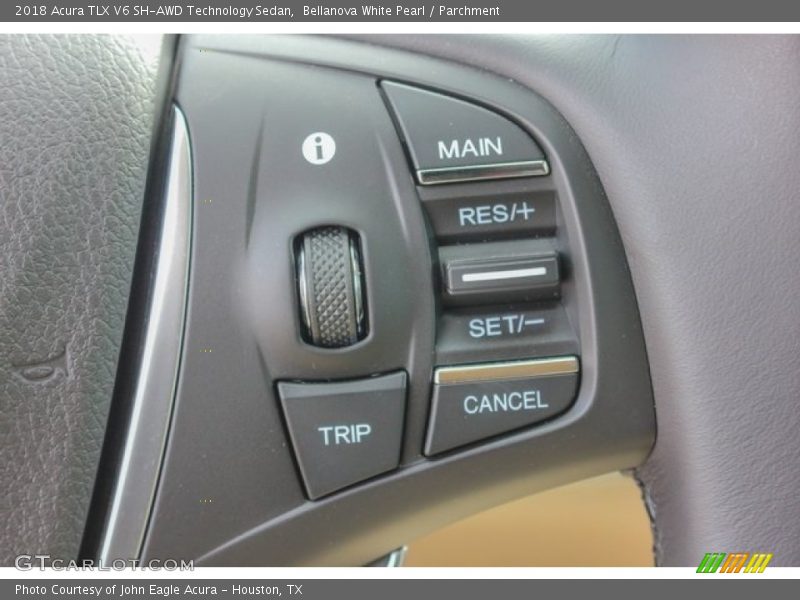 Controls of 2018 TLX V6 SH-AWD Technology Sedan