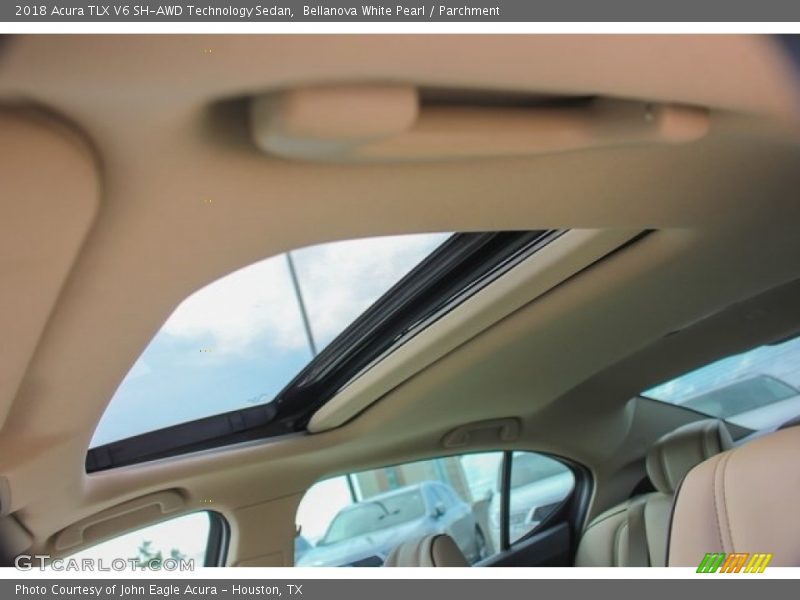 Bellanova White Pearl / Parchment 2018 Acura TLX V6 SH-AWD Technology Sedan